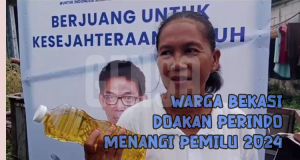 Warga Bekasi Doakan Perindo Menangi Pemilu 2024