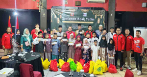 Acara Santunan Anak Yatim oleh FSB KIKES KSBSI