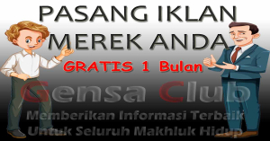 Pasang Iklan Apa Saja Dengan Mudah di Situs Gensa Club