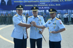 Pangkoops Udara I Pimpin Sertijab Danlanud Halim Perdanakusuma