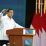 Menhan Prabowo Beri Pandangan di Acara BNI Investor Daily Summit 2024