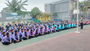Cegah Kenakalan Remaja, Polsek Cengkareng Edukasi Pelajar SMK PGRI 35 tentang Bahaya Tawuran