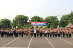 Polres Metro Bekasi Kota Gelar Apel Pasukan Operasi Zebra Jaya 2024
