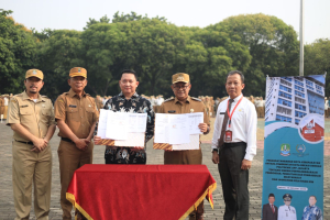 Penandatangan Kesepakatan Pemerintah dengan Poltek APP Jakarta Terkait Sinergi Penyelenggaraan Pendidikan, Penelitian dan Pengabdian Masyarakat