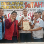 Ribuan Sahabat Tri Adhianto dan Abdul Harris Bobihoe Gelar Deklarasi