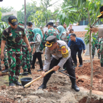 Sinergitas TNI – Polri,  Kapolres Metro Bekasi Kota Hadiri Kegiatan TMMD Reg Ke-122 T.A. 2024 Kodim 0507/ Bekasi 