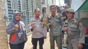 Pengawasan Dan Pengamanan Kampanye Paslon No. 1 di Pasar Baru Sawah Besar