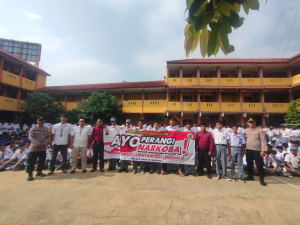 Polres Metro Bekasi Kota Sosialisasikan Penyalahgunaan Narkoba di Sekolah