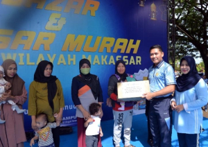 HUT Ke-79 TNI AU, Lanud Sultan Hasanuddin Gelar Bazar untuk Masyarakat