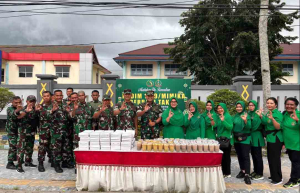 Kodim 1710 Mimika Kembali Berbagi Takjil, Wujud Kepedulian di Bulan Suci Ramadhan