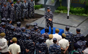 Jelang Lebaran, Lanal Bandung Gelar Apel Khusus untuk Pastikan Kesiapan Personel