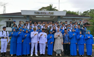 Lanal Dabo Singkep Gelar Upacara Purna Bakti, Lepas Dua Prajurit dengan Penghormatan Terakhir