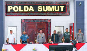 Perkuat Sinergi, Danlantamal I Hadiri Rapat Koordinasi Lintas Sektoral di Polda Sumut