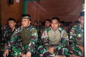 Satgas Yonif 112/DJ Rayakan Idul Fitri di Medan Tugas, Pererat Persaudaraan di Puncak Jaya