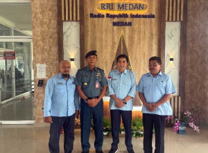 Lantamal I Gandeng RRI Medan, Perkuat Gaung Laut dan Nasionalisme di Udara