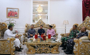 Danlanal Dumai Bangun Jembatan Sinergi Maritim dan Daerah Lewat Kunjungan Strategis ke Pelalawan