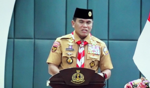 TNI AL Cetak Generasi Muda Cinta Laut, Danlantamal I Ikuti Rapim Saka Bahari Nasional 2025