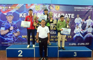 Karateka Skadron Udara 33 Lanud Sultan Hasanuddin Tunjukkan Taring