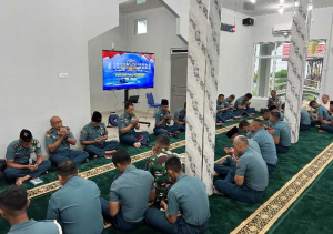 Lanal Dumai Kenang Awak KRI Nanggala-402 dengan Doa dan Dzikir