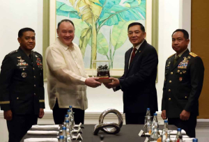 Perkuat Kemitraan Maritim, Menhan RI dan Panglima TNI Bersinergi dengan Filipina