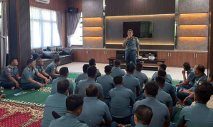 Lanal Bintan Gelar Pengajian, Tenangkan Hati, Kuatkan Iman