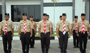 Dari Laut Kami Bela Negara: Semangat Anak Muda Sumut Menggema di Apel Saka Bahari Lantamal I