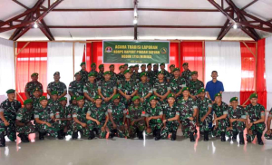 Selamat Jalan Sang Perwira: Dandim Mimika Pimpin Pelepasan Penuh Haru di Makodim 1710