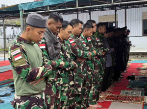 Idulfitri di Garis Depan: Satgas Yonif 715/Mtl Rayakan Hari Kemenangan dengan Penuh Semangat
