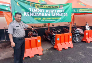 Mudik Tenang, Polsek Kelapa Gading Buka Layanan Penitipan Kendaraan Gratis