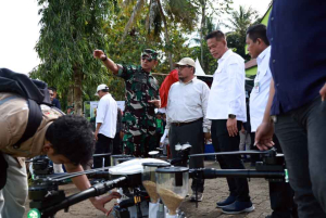 Kaskoopsud II Hadiri Panen Raya Padi di Bone, Dukung Ketahanan Pangan Nasional