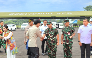 Wadan Lantamal I Ikut Lepas Keberangkatan Wapres Gibran ke Tapanuli