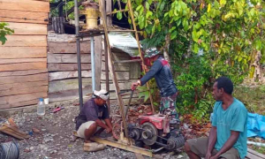 TMMD Ke-124 Kodim 1710 Buka Akses Bersih untuk Warga