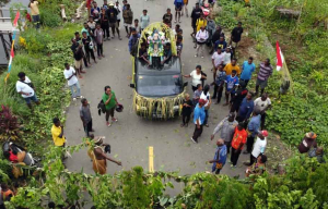 Dapur Lapangan TMMD Kodim 1710 Mimika, Hadirkan Kehangatan di Kampung Pigapu