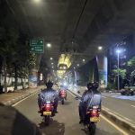 Patroli Brimob Metro Jaya Sisir Jakarta Cegah Tawuran dan Balap Liar