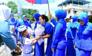 Tanamkan Cinta Laut Sejak Dini, Ketua Umum Jalasenastri Kunjungi TK Hang Tuah 2 Tanjungpinang