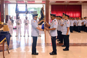 Danlanud Sultan Hasanuddin Hadiri Sertijab Tiga Komandan Lanud