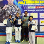 Prajurit Kowal Lantamal I Bikin Bangga! Aleyda Borong 3 Medali di Kejurnas Karate 2025