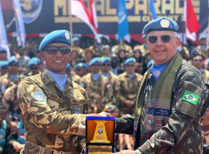 Satgas TNI Kontingen Garuda Raih Medali Kehormatan Dari PBB
