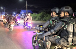 Personel Lantamal I Turut Serta Dalam Patroli Gabungan TNI-Polri Skala Besar di Belawan