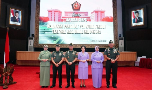 32 Perwira Tinggi TNI Naik Pangkat, Danjen Akademi Hingga Kapuspen Sandang Bintang Baru