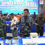 TNI AL Gagalkan Penyelundupan 4,5 Kg Sabu di Asahan Dari 3 Tersangka