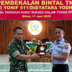 Pusbintal TNI Bekali Satgas Pamtas RI–PNG dengan Mental Tangguh di Yonif 511/DY Blitar