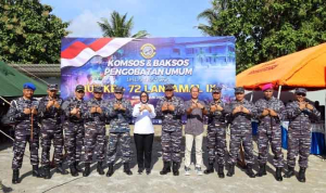 Lantamal IX Ambon Hadirkan Bakti Sosial dan Edukasi Kelautan di Desa Waiheru