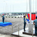 Kibarkan Semangat Merah Putih, Lantamal I Gelar Upacara Bendera Bulanan