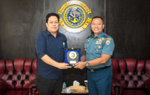 Danlantamal IX Sambut Hangat GM Garuda Indonesia, Pererat Sinergi demi Tugas Bangsa