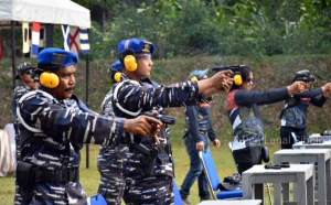 Tapanuli Tengah Gelar Latihan Menembak di Lapangan Tembak Bahder Ombun Hutagalung Lanal Sibolga