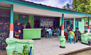Satgas Yonif 126/KC Bawa Harapan Lewat Bakti Kesehatan di Perbatasan Papua