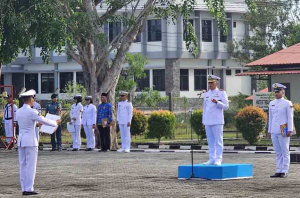 Prajurit Lanal Bintan Kompak Peringati Hari Lahir Pancasila