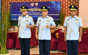 Danlanud Sultan Hasanuddin Hadiri Sertijab Danlanud Haluoleo