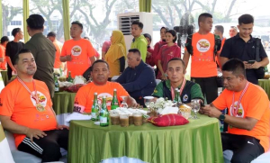 Wadan Lantamal I Meriahkan Fun Run HUT Kodam I/BB di Medan